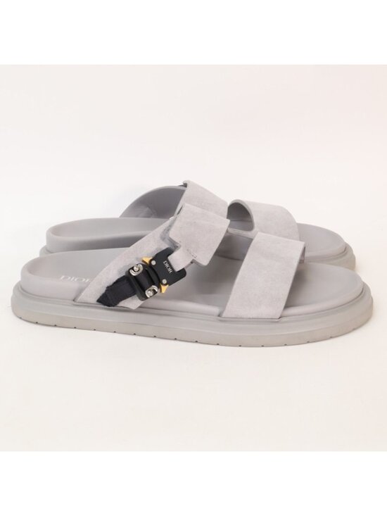 Dior Aqua Slide Sandals with Buckle main image 4